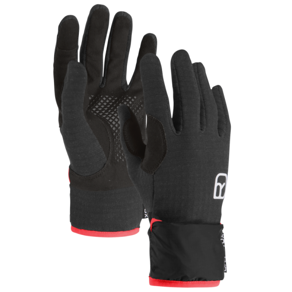 Ortovox Fleece Grid Cover Glove W Black Raven